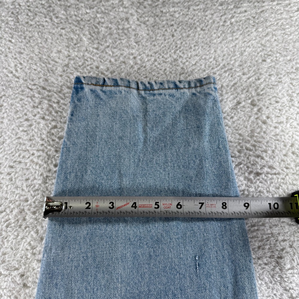 Vintage Levis 550 Jeans Mens 38x32 Blue Relaxed Tapered 90s Light Wash Made USA - Picture 11 of 13